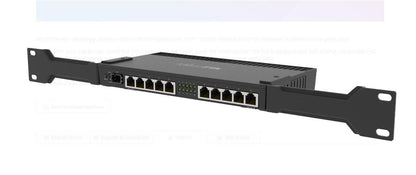 MikroTik RouterBOARD 4011iGS+ with Annapurna Alpine AL21400 Cortex A15CPU (4-cores, 1.4GHz per core), 1GB RAM, 512 MB, 10xGbit LAN, 1xSFP+port, RouterOS L5, desktop case, rackmount ears, PSU
