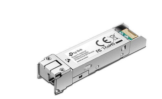 "Gigabit Single-Mode WDM Bi-Directional SFP Module SPEC: LC Connector, TX:1310nm/RX:1550nm, Single-mode, 2km"