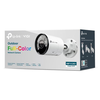 Camera IP Bullet TP-Link VIGI InSight S345(2.8MM), 4MP, Lentila 2.8mm, IR+WL 30m, rezolutie video 2688 x 1520, +/H.265/H.264+/H.264,