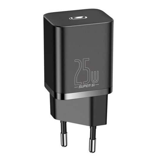 Incarcator Baseus Super Si, Quick Charge 25W, 1 x USB Type-C 5V/3A, negru