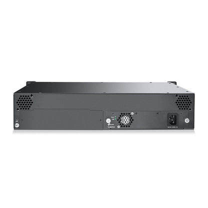 "14-Slot Media Converter Chassis SPEC: 14-Slot, Rackmount FEATURE: Redundant Power Supply, Compatible with TP-Link's Media Converter (5VDC Input)"
