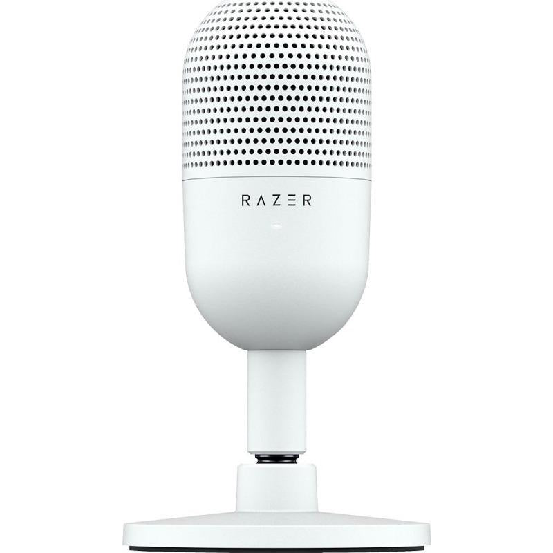 Microfon Razer Seiren V3 Mini White USB, frecventa raspuns 20 Hz - 20000 Hz, sensibilitate 110 dB (THD > 1% at 1 kHz), alb