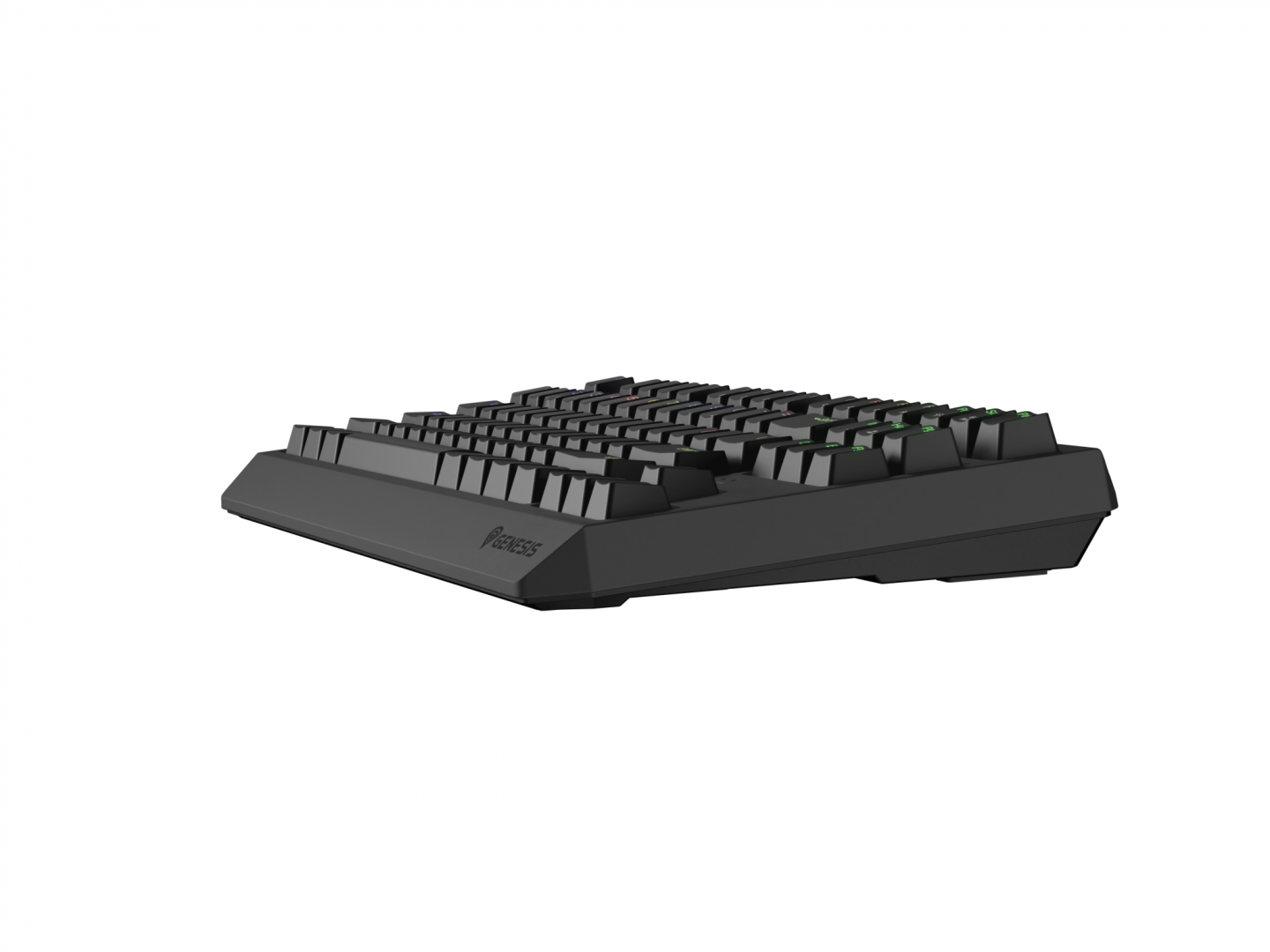 Tastatura gaming mecanica wireless Genesis Thor 230 TKL, iluminare RGB, swtich-uri Red, 87 taste, 11 butoane multimedia, negru