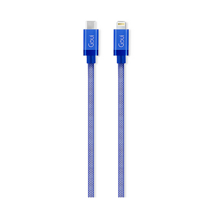 Cablu Date si Incarcare USB Type-C la Lightning Metallic, 1 m, G-METALLICC94B, Alb
