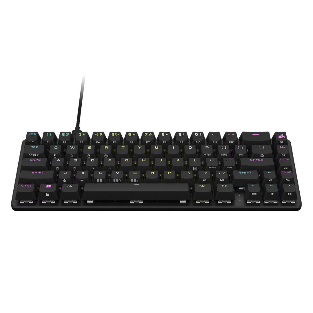 CORSAIR K65 PRO MINI RGB 65% mecanica, negru  Full Key (NKRO) with 100% Anti-Ghosting Supported in iCUE Profiles up to 50 Wired Connectivity USB 3.0 or 3.1 Type-A