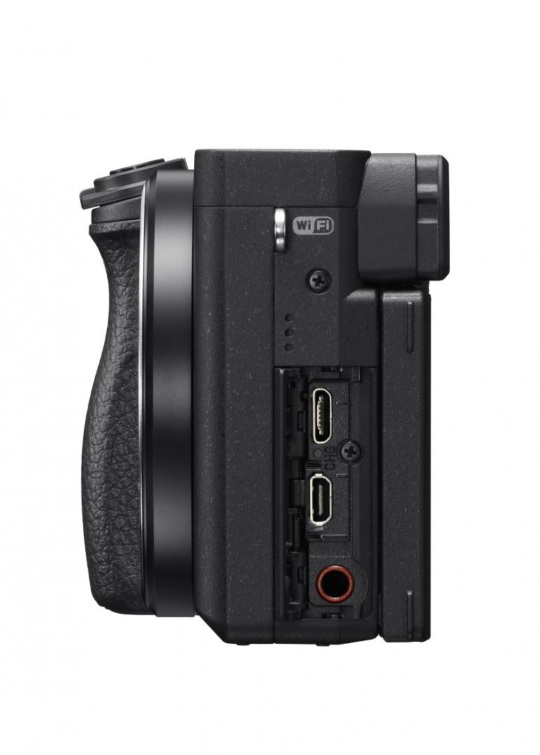 Kit SONY Alpha A6400 Mirrorless 24.2MP, ISO 32000 (Extins: 102400), 1/4000s, 4K @30fps, SD/SDHC/SDXC, Rafala 11cps, WiFi/Bluetooth/NFC, Senzor APS-C, Montura Sony E, Obiectiv 16-50mm, F3.5-5.6