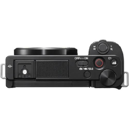 Body Aparat foto SONY Alpha ZV-E10 Mirrorless dedicat pentru Vlogging, 24 MP, ISO 100-32.000 (Extins: 50-51.200), 1/4000s, 4K @30, S D/SDXC/SDHC, Rafala 11 cps, Wi-Fi, Senzor APS-C, Montura Sony E