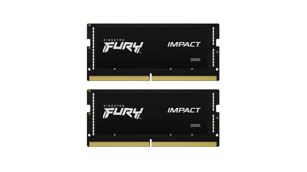 Memorie RAM notebook Kingston FURY Impact, 32GB, DDR5, 5600MHz, CL40, 1.1v, Dual Channel Kit