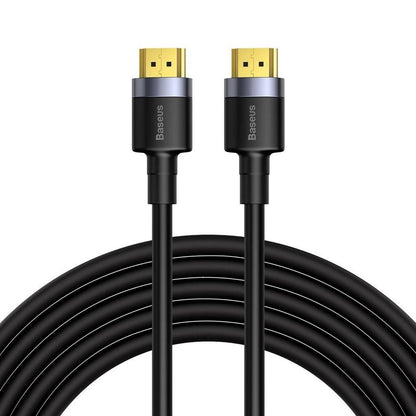 Cablu video Baseus Cafule, conectivitate HDMI (T) la HDMI (T), rezolutie maxima 4K UHD (3840 x 2160) la 60 Hz, conectori auriti, lungime 5 metri