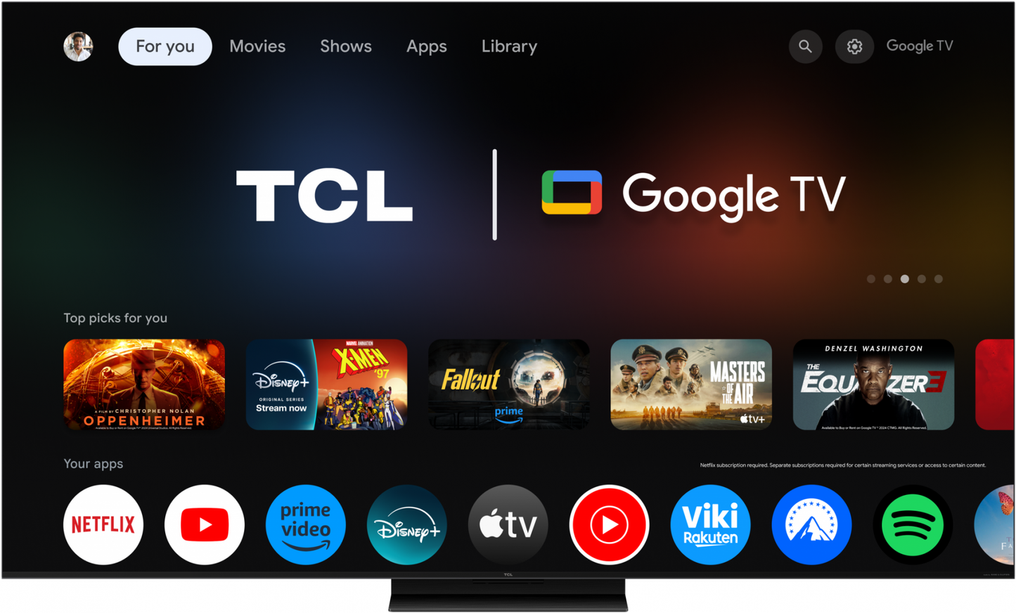 Televizor TCL Mini LED 75Q7C, 189 cm, Smart Google TV, 4K Ultra HD, (Model 2025)