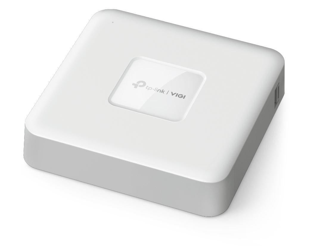 NVR PoE TP-Link VIGI 4 canale 1104H4P; 53W, 8 MP,1 SATA Interface, max 10TB, H.265+; ONVIF, Detec?ii avansate + sunete anormale