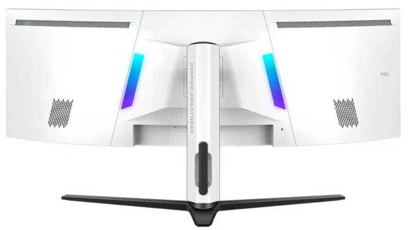Monitor Gaming Curbat QD-mini LED TCL 57R94 57", Dual UHD (7680x2160), 120Hz, 1ms, AMD FreeSync™ Premium, NVIDIA G-Sync Compatible, R1000, Boxe 10W x2, USB Type-C 90W, Hub USB, 2x HDMI, DisplayPort, Pivot, VESA, alb