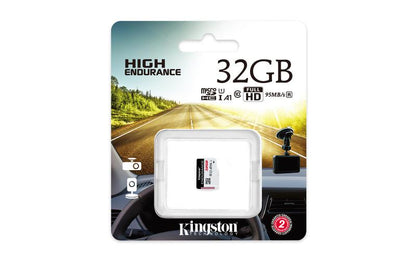 Card de Memorie Micro SDXC Kingston High Endurance, 32GB, Adaptor SD, Class 10