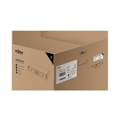 UPS nJoy Code 800, 800VA/480W, Frecventa: 50/60 Hz, Conectori: Intrare 1 x IEC-320 C14, Iesire 8 x IEC-320 C13, Port de comunicare: USB, Ecran LCD, AVR.