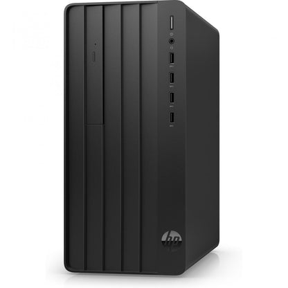 Desktop HP 290 G9 Tower cu procesor Intel Core i3-13100 Quad Core, video integrat Intel UHD Graphics, RAM 16GB DDR4, SSD 512GB, HP Black 125 Wired Keyboard, HP Black 125 Wired Mouse, Windows 11 PRO Educational 64bit, 1yw