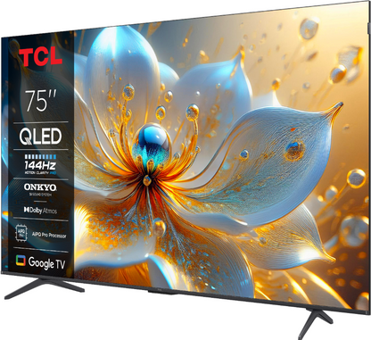 Televizor TCL QLED 75T8C, 189 cm, Smart Google TV, 4K Ultra HD, (Model 2025)