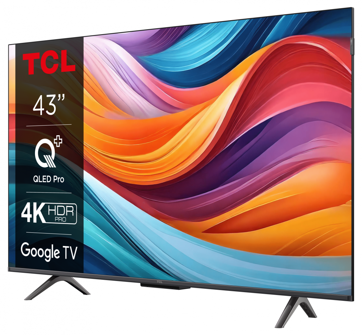 Qled TV 4K 43''(109cm) TCL 43T7B (Model 2024)