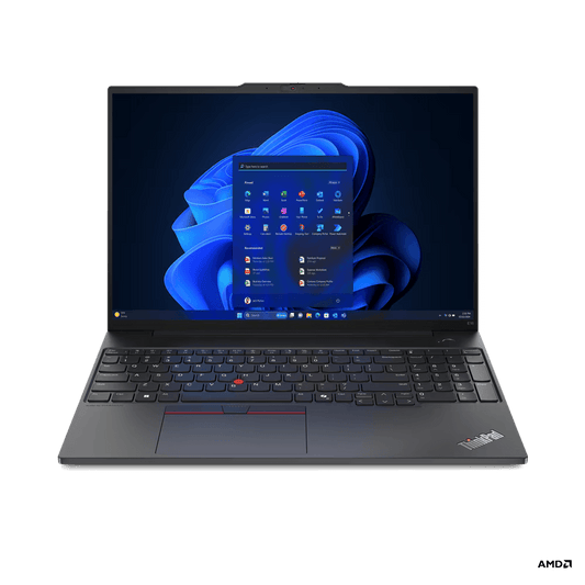 "Laptop Lenovo ThinkPad E16 Gen 2 (AMD); 16" WUXGA; AMD Ryzen 5 7535HS; Integrated AMD Radeon 660M Graphics; RAM 16GB, SSD 512GB, 3YO DOS