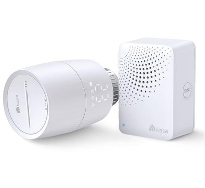 TP-LINK KE100 KIT, Termostat smart wireless pentru calorifer, 2.4 GHz Wi-Fi, 868 MHz, Android 5.0 sau mai recent?, iOS 10 sau mai recent?.