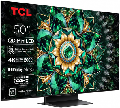 Televizor TCL Mini LED 50Q7C, 126 cm, Smart Google TV, 4K Ultra HD, (Model 2025)