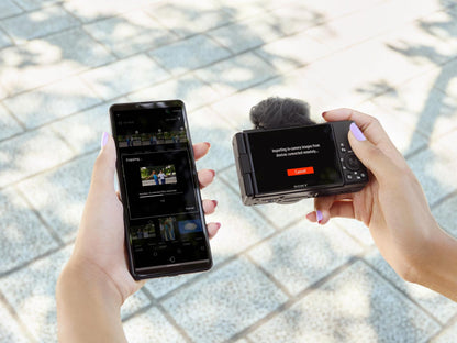 SONY Compact dedicata pentru vlogging ZV-1F 20.1MP, 7.6mm, F2 ISO 125-12.800, 1/32.000s, 4K @30fps, SD/SDXD/SDHC/x1 Micro-HDMI/x1 USB-C, Rafala 3.5-16cps, WiFi/Bluetooth, Senzor CMOS Exmor RS 1"