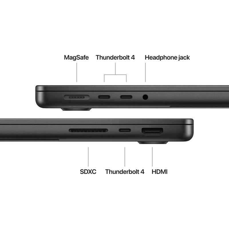 MacBook Pro 14.2"/Apple M4 (CPU 10-core, GPU 10-core, Neural Engine 16- core)/32GB/1TB - Space Black - INT KB (cto from MCX04RO/A)