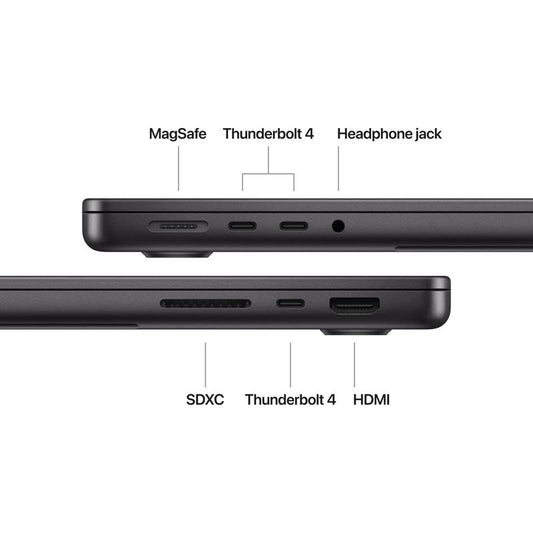 MacBook Pro 14.2"/Apple M4 (CPU 10-core, GPU 10-core, Neural Engine 16- core)/32GB/1TB - Space Black - INT KB (cto from MCX04RO/A)
