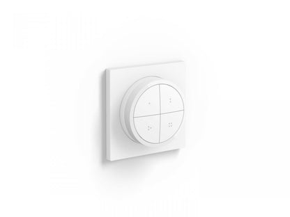 Intrerupator Philips Hue Tap, Wireless, 4 butoane configurabile, IP20, 6cm, Alb