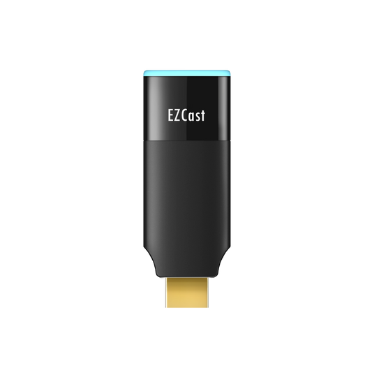 Dongle Aopen EZCast 2, Wireless Plug&Play Display Receiver with external antenna, Wifi Dual Band 2.4G/5G 802.11ac, 3840x2160@30p, HDMI, Streaming YouTube, Compatible with Android, iOS, Windows, MacOS, DLNA, Miracast, Airplay mirroring
