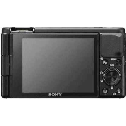 SONY Compact dedicata pentru vlogging ZV-1 20MP, 24-70mm, F1.8 ISO 12800, 1/2000s, 4K @30fps, SD/SDHC/SDXC/micro, Rafala 24cps, WiFi, Senzor Exmor RS CMOS