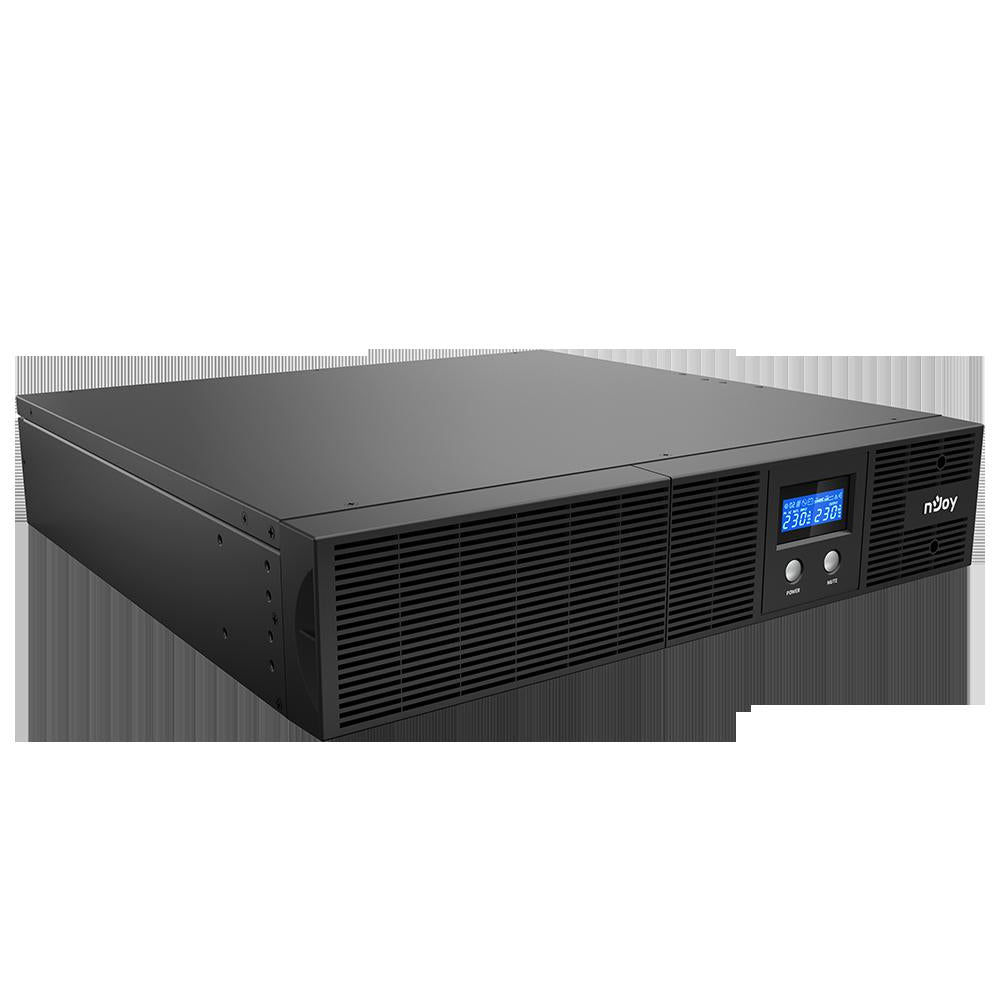UPS nJoy Argus 2200, 2200VA/1320W, LCD Display, 4 IEC C13 cu Protectie, Management, Reglaj Automat al Tensiunii, iesire sinusoidala pura, rack 2U