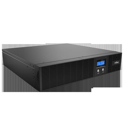 UPS nJoy Argus 2200, 2200VA/1320W, LCD Display, 4 IEC C13 cu Protectie, Management, Reglaj Automat al Tensiunii, iesire sinusoidala pura, rack 2U