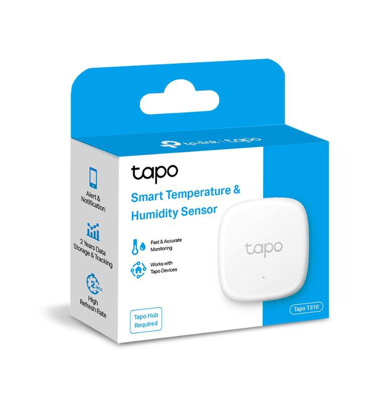 TP-LINK TAPO T310, Senzor smart de temperature si umiditate (necesit? Hub Tapo), Wireless: 868 / 922 MHz, Acuratete temperature: ±0.3°C, Acuratete umiditate: ±3%RH, Dimensiuni: 46*46*12.3 mm, Alimentare: Baterie CR2450.