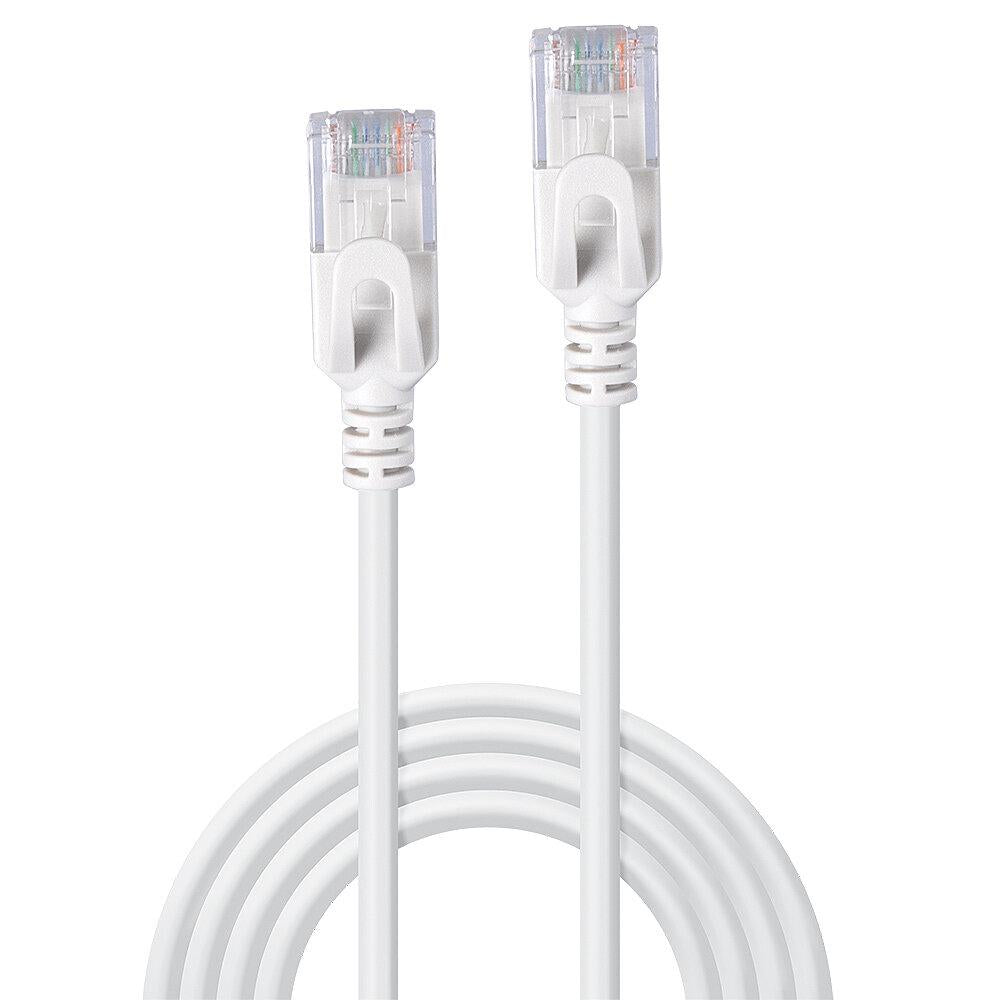 Cablu ultraslim internet Lindy, lungime 2m Cat.6A U/UTP LSZH, latime de banda suportata 500MHz, gri