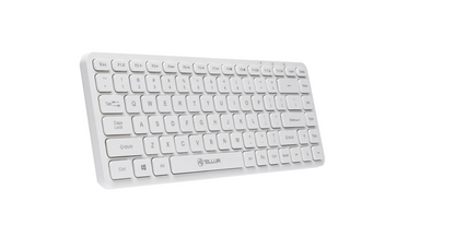 Tastatura wireless Tellur mini, numar tasete 84, dinmensiune 430 x 123 x 15 mm, alb