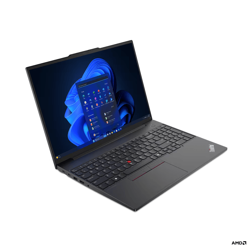 "Laptop Lenovo ThinkPad E16 Gen 2 (AMD); 16" WUXGA; AMD Ryzen 5 7535HS; Integrated AMD Radeon 660M Graphics; RAM 16GB, SSD 512GB, 3YO DOS