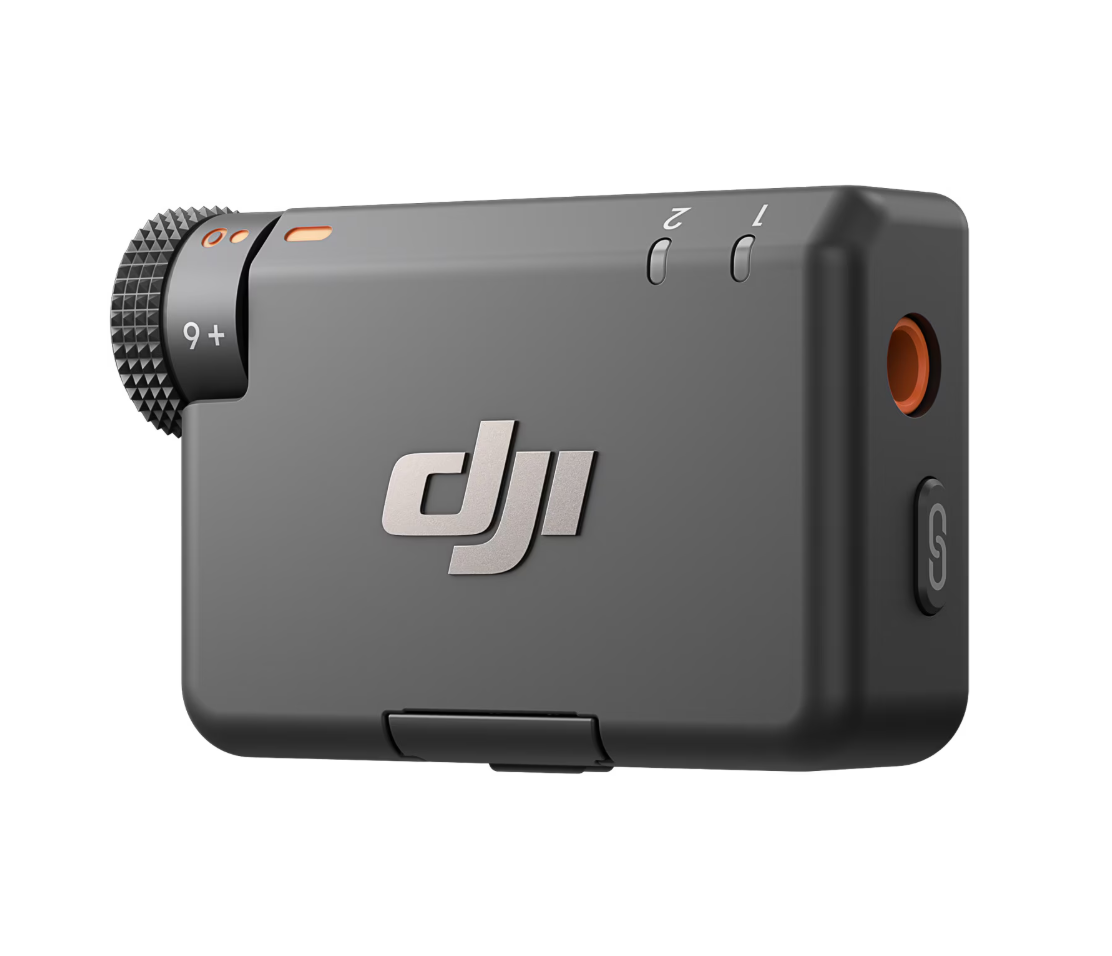 Kit DJI MIC Mini, 1x microfon, 1x receptor, 1x incarcator, Wireless, Omnidirectional,  Raza Actiune 400m, Noise Canceling