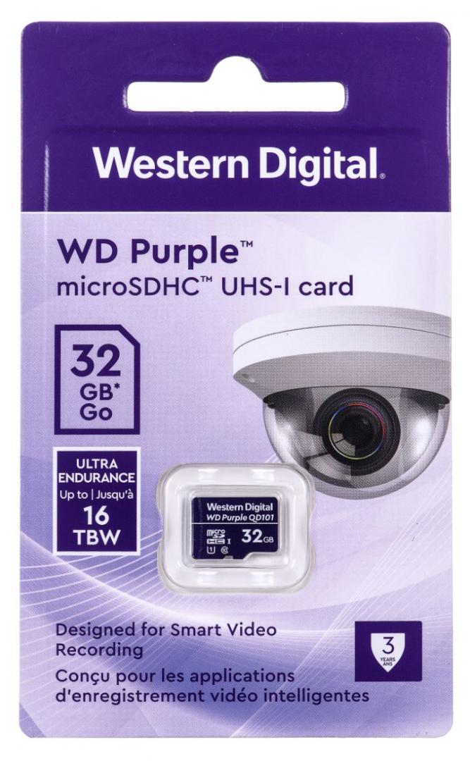 Card de Memorie Micro Secure Digital Card Western Digital, 32GB, Clasa 10, Purple