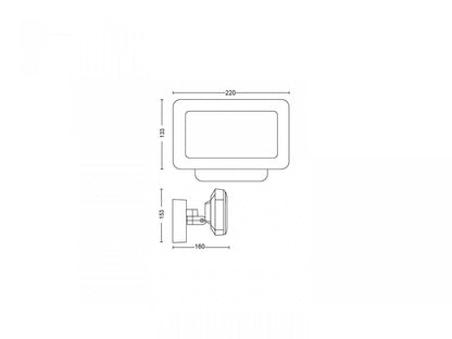 Proiector LED RGB inteligent Philips Hue Discover, 2x15W, 2300 lm ,luminaalba si color (2000-6500K), IP44, 160x220x153mm, Negru