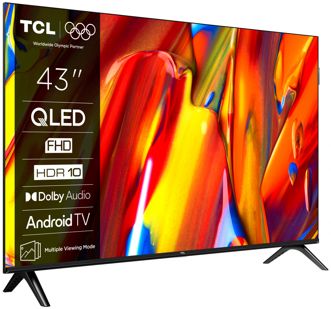 Televizor TCL QLED 43V5C, 108 cm, Smart Google TV, Full HD, (Model 2025)