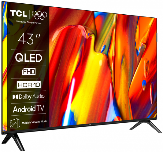 Televizor TCL QLED 43V5C, 108 cm, Smart Google TV, Full HD, (Model 2025)