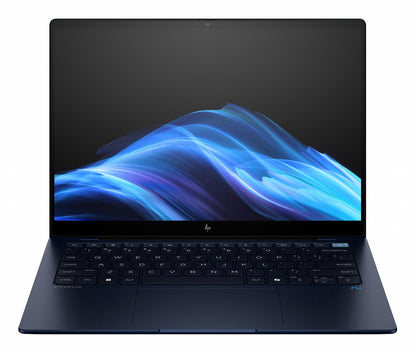 Laptop HP EliteBook Ultra G1q cu procesor Snapdragon X Elite X1P-42-100 8 Core (up to 3.2 GHz, 30MB), 14 inch 2.2K, Qualcomm Adreno graphics, 16 GB LPDDR5x, SSD, 512GB PCIe NVMe, Windows 11 Pro 64bit NextGen Standard, Atmospheric Blue