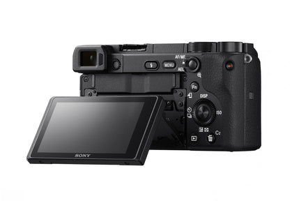 Kit SONY Alpha A6400 Mirrorless 24.2MP, ISO 32000 (Extins: 102400), 1/4000s, 4K @30fps, SD/SDHC/SDXC, Rafala 11cps, WiFi/Bluetooth/NFC, Senzor APS-C, Montura Sony E, Obiectiv 16-50mm, F3.5-5.6