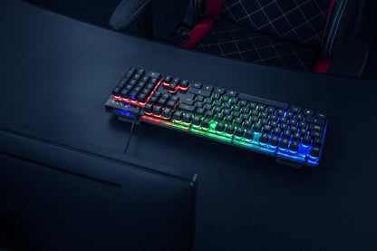 Tastatura Trust GXT 835 Azor, gaming, neagra