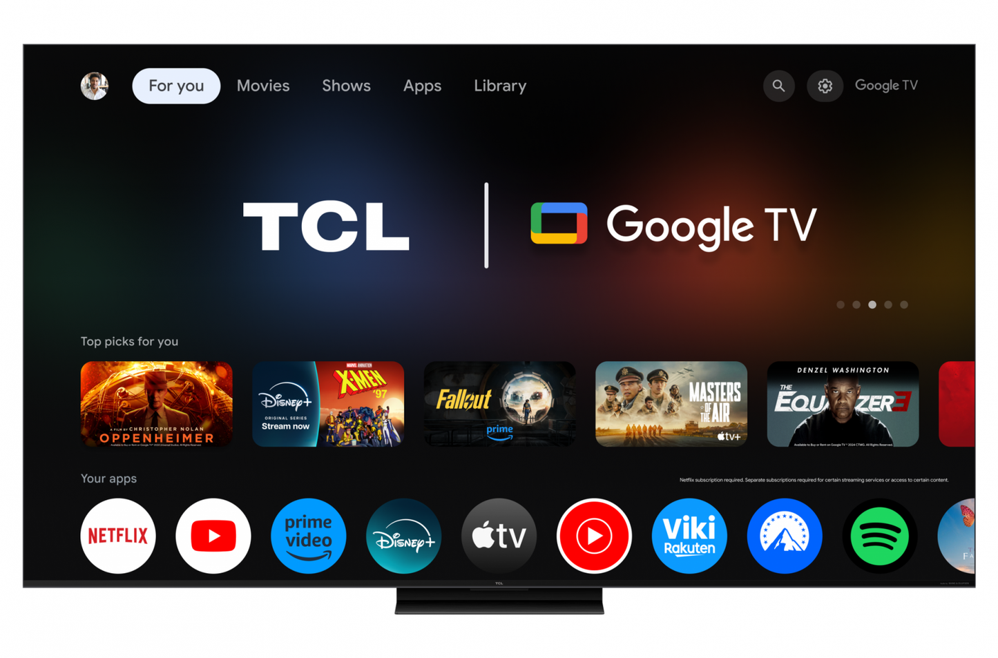 Televizor TCL Mini LED 85Q7C, 215 cm, Smart Google TV, 4K Ultra HD, (Model 2025)
