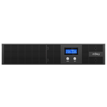 UPS nJoy Argus 2200, 2200VA/1320W, LCD Display, 4 IEC C13 cu Protectie, Management, Reglaj Automat al Tensiunii, iesire sinusoidala pura, rack 2U