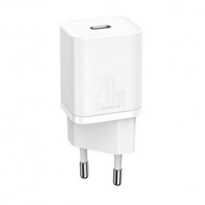 Incarcator retea Baseus Speed Mini, Quick Charge 20W, 1 x USB Type-C 5V/3.0A, alb