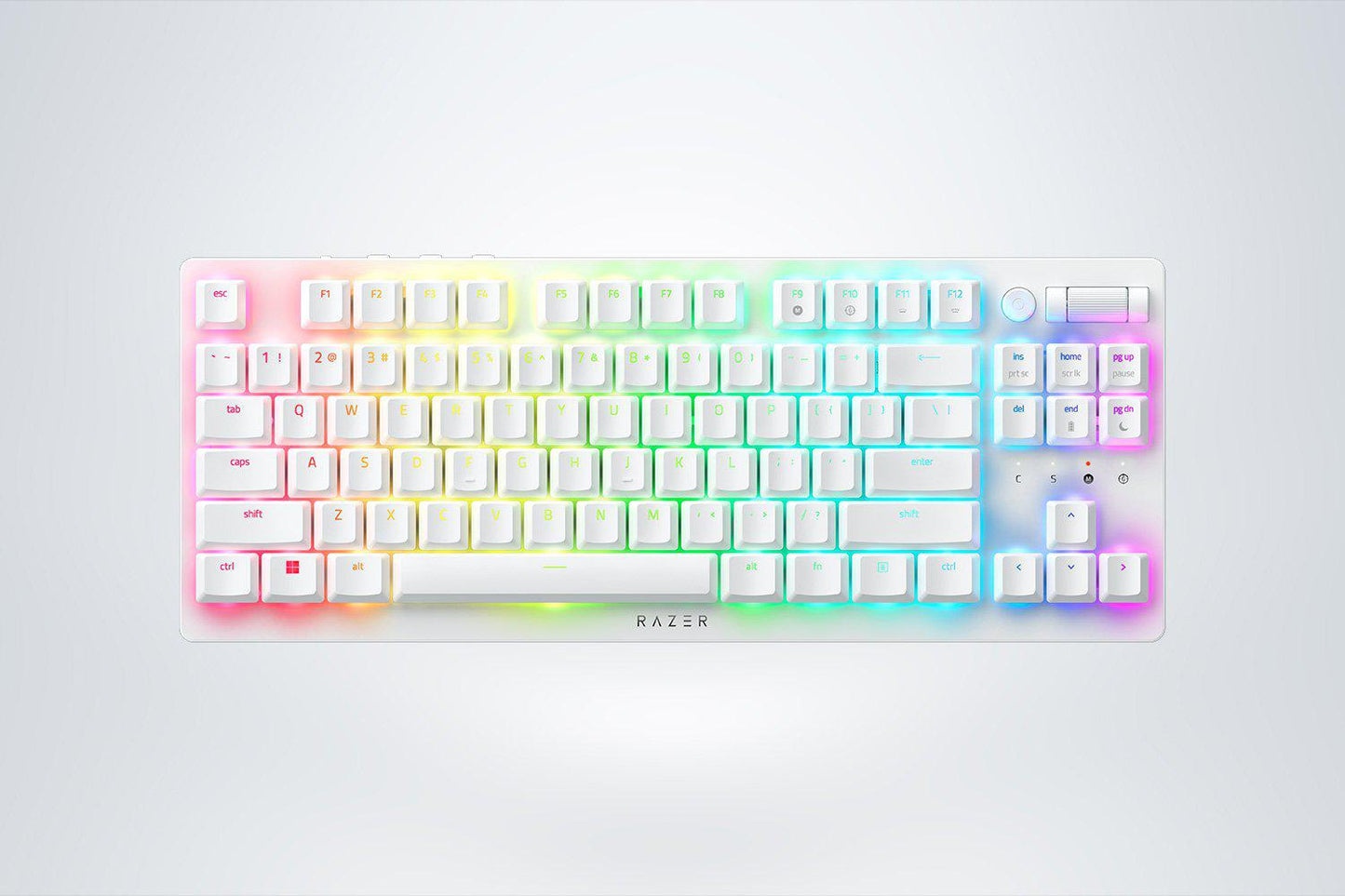 KB RAZER DEATHSTALKER V2 PRO TKL (RED SWITCH) - WHITE - US Layout