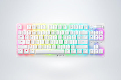 KB RAZER DEATHSTALKER V2 PRO TKL (RED SWITCH) - WHITE - US Layout