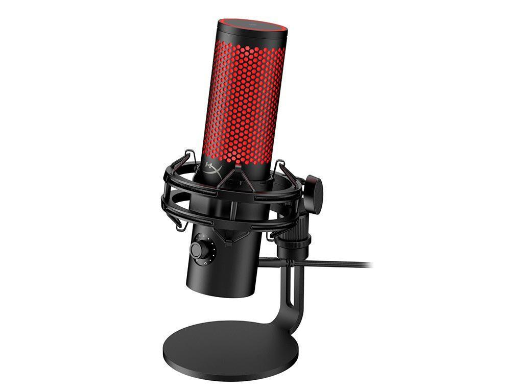 Microfon HyperX QuadCast 2, USB-C, pentru gaming, streaming si podcasting, control on-board, iluminare LED, stand anti?oc demontabil, PC/Mac/PS5/PS4, negru